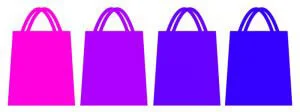 Sacolas de compras personalizadas baratas
