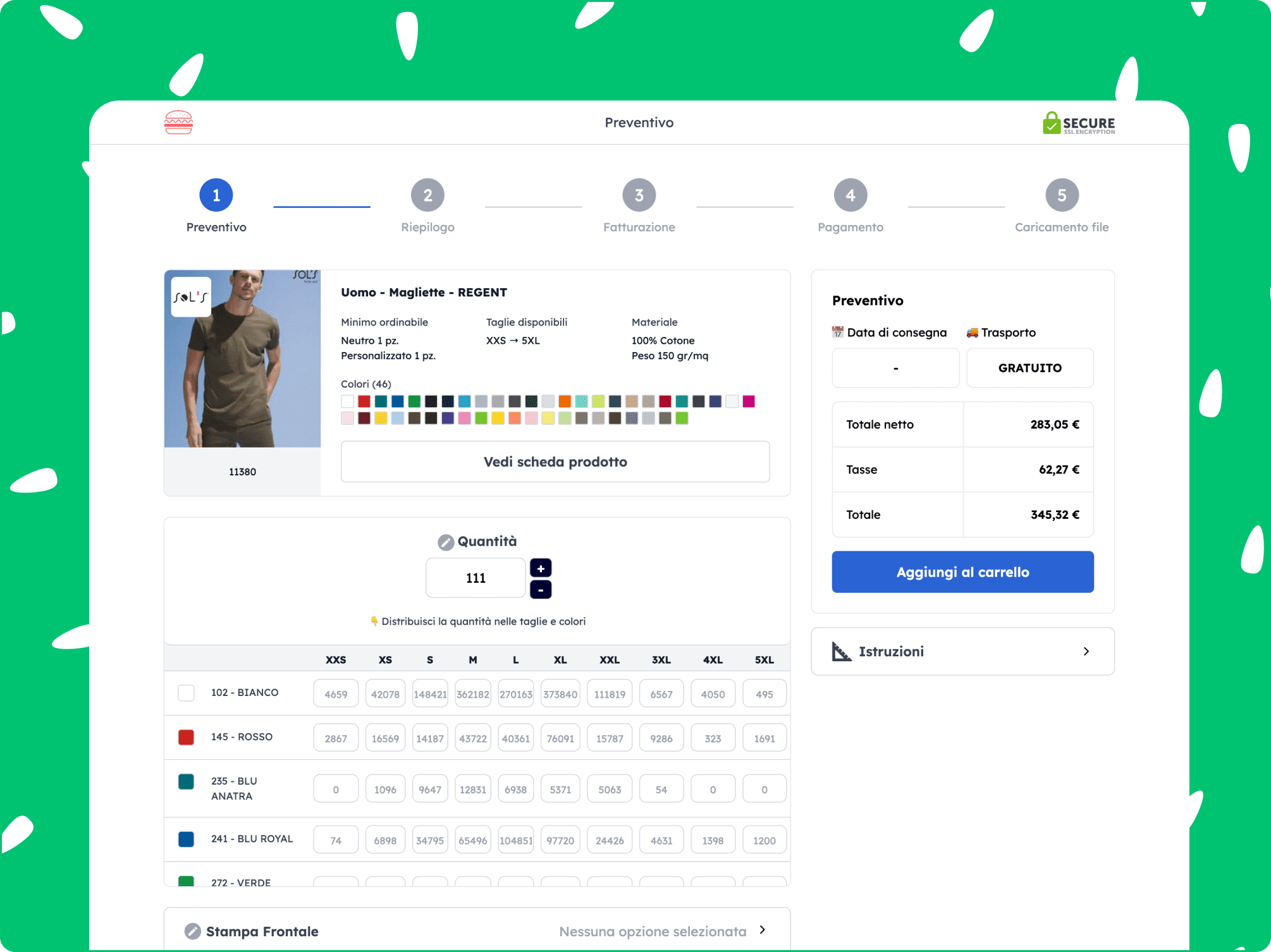 Fazer o pedido é fácil com o nosso configurador.